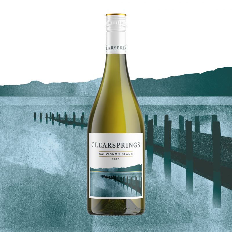 Clearsprings white wine bottle